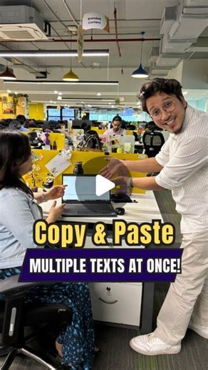 Jagran HiTech on Instagram: "Wait Till The End藍 Stop copying & pasting one thing at a time! This Windows trick lets you copy MULTIPLE texts and then choose which one to paste! Here's how to do it! #windowsprotips #copyandpaste #productivityhacks #lifesaver #officereel #windows #laptop (copy paste multiple items, clipboard history, windows productivity hacks, how to copy and paste multiple things, windows shortcut keys, Office reels, Office Ideas, Appraisal)"