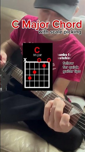 C Chord Breakdown with Major Scale Walkthrough