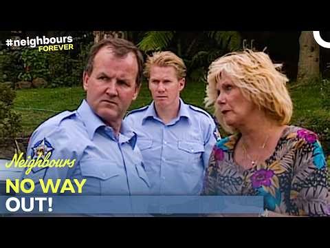 The Police Raid Ramsay Street! | Neighbours Season 8 Episode 1592 (1992)