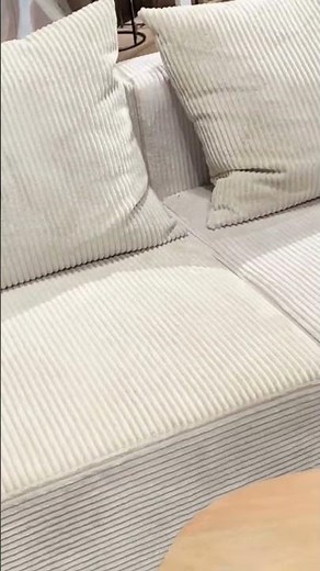 Cream corduroy or curved style? 🛋️ MAGICAL sofas at Maisons du Monde #maisonsdumonde