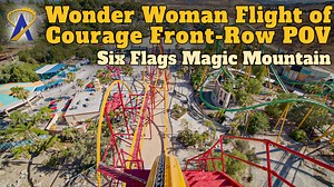 With the debut of Wonder Woman Flight of Courage, Six Flags Magic Mountain in Valencia, Calif. is making history with the world’s tallest and longest single-rail coaster plus a never-before-achieved milestone as the park’s record 20th coaster—the most at any theme park on earth: https://attractionsmagazine.com/wonder-woman-flight-of-courage-now-open-at-six-flags/ | Attractions Magazine