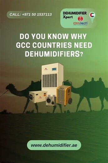 Why Dehumidifiers Are Essential in GCC Countries’ Climate? #humiditycontrol #dehumidifier #gcc