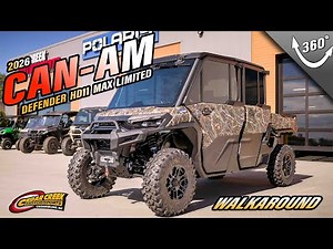 Walkaround | 2026 Can-Am® Defender MAX Limited HD11 Dark Wildland Camo