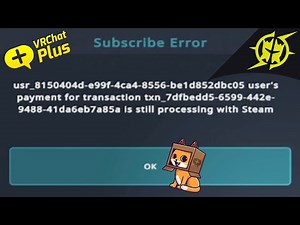 VRChat Plus Subscribe Error Fix