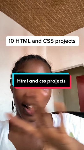 10 html and css projects to work on #preciouscode #projects #htmlcss