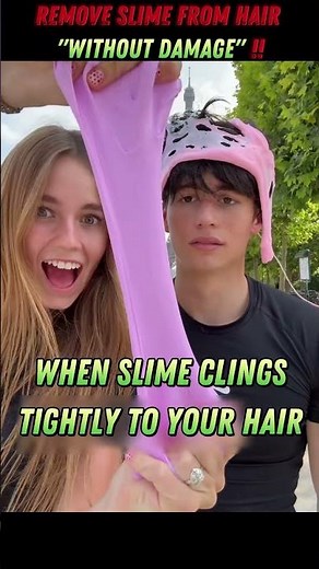 How to Get Slime Out of Your Hair FAST