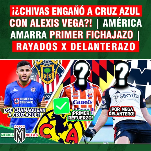 279K views · 491 reactions | ¡¿CHIVAS ENGAÑÓ A CRUZ AZUL con VEGA?!勞| AMÉRICA amarra PRIMER FICHAJAZOl RAYADOS x DELANTERAZO #chivas #america #mexico #ligamx | André Marín | Facebook