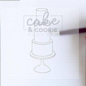 117K views · 1.3K reactions | The Cake and Cookie Planner’s cake sketching templates in action!! Sketchin’ perfect cakes in seconds! ❤️❤️❤️ (see comments for where) | Avalon Cakes | Facebook