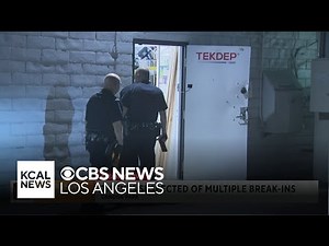 One suspect is in custody, the other got away as police investigate Canoga Park burglaries