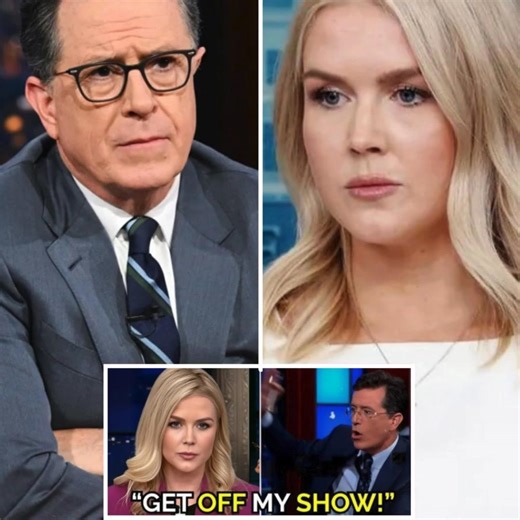 46K views · 156 reactions | “TELEVISION MAYHEM! — Karoline Leavitt Walks Into The Late Show, and Stephen Colbert Makes Her Regret It Instantly” Under the blinding studio lights, tension turned electric. Leavitt launched her verbal missiles — but Colbert countered with precision, turning every line into her undoing. The crowd didn’t know whether to laugh or gasp as the exchange spiraled into live-TV legend.  Full story in the comment below | America Facts and News | Facebook