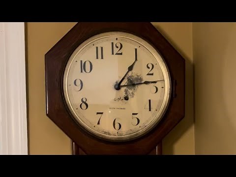 Repair and Restoration of a Seth Thomas Wall Clock, 1924