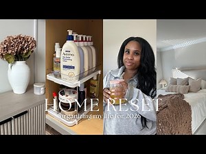 Home Reset | home decor clean up, organizing my closet + bathroom, decluttering for the new year