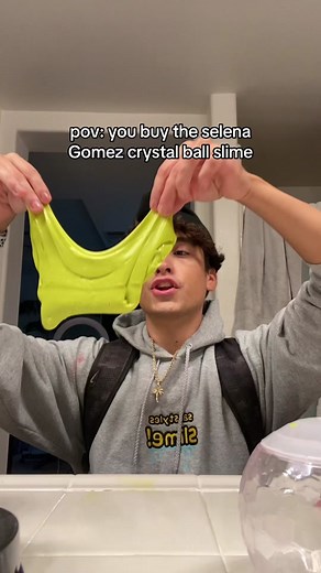 Pov: ur in 4th grade in recess buying the limited edition selena gomez crystal ball slime at sal styles slimetastic slime #foryou #fyp #4u