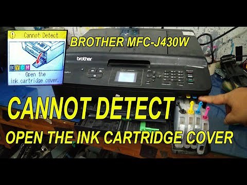BROTHER MFJ-J430W CANNOT DETECT