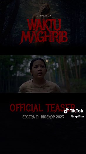 Saat-saat terseram dan paling berbahaya bukan ketika larut malam, justru ketika malam baru saja dimulai, WAKTU MAGHRIB Film horror pembuka tahun 2023 dari Rapi Film. Segera di bioskop. #WaktuMaghrib #FilmIndonesia