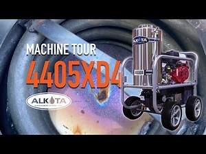 Machine Tour: The 4405XD4. 4 GPM @ 4,000 PSI, Portable, Diesel Fired, Hot Water Pressure Washer