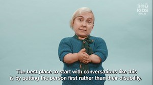 286K views · 2.4K reactions | It's International Day of Persons with Disabilities, and here Kiruna discusses ways to talk to your kids about disability. | ABC Kids Community | Facebook