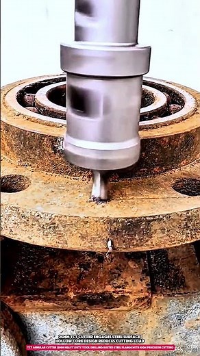 TCT Annular Cutter 25mm Heavy Duty Tool Drilling Rusted Steel Flange With High Precision Cutting