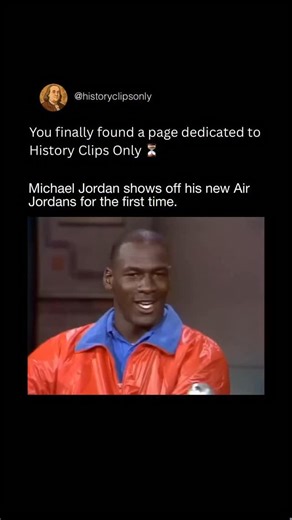 History Clips Only on Instagram: "In 1986, basketball legend Michael Jordan debuted his first signature sneaker, the Air Jordans, changing sports and fashion forever. Designed with bold colors and innovative cushioning, these shoes stood out both on and off the court. Jordan’s electrifying play helped make the shoes an instant cultural icon and a must-have for fans worldwide. The Air Jordans reshaped athletic footwear, blending performance with style in ways never seen before. Their release mark