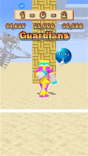 Guardians vs invaders #minecraft #shorts #viral