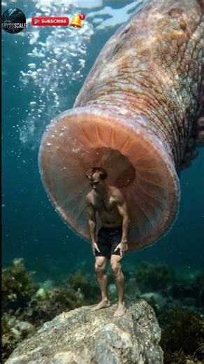He is 1cm… and an Octopus touched down behind him 🐙😳