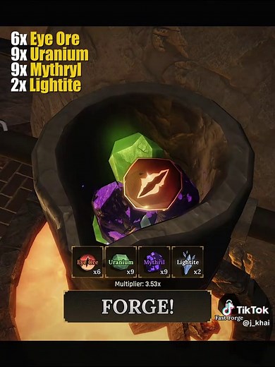 Crafting Mythril Dark Knight Armor in The Forge
