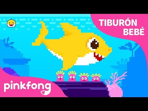 8 bit Tiburón Bebé | Tiburón Bebé | Pinkfong Canciones Infantiles