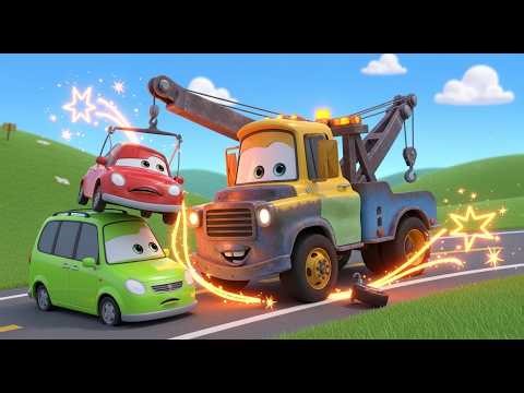 Tow Truck Rescue Adventure 🚚🔧 | Fun Kids Songs & Sing-Along Nursery Rhymes Compilation