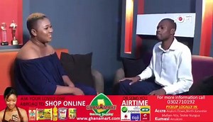 Actress removes her underwear live on TV | First Ghana TV