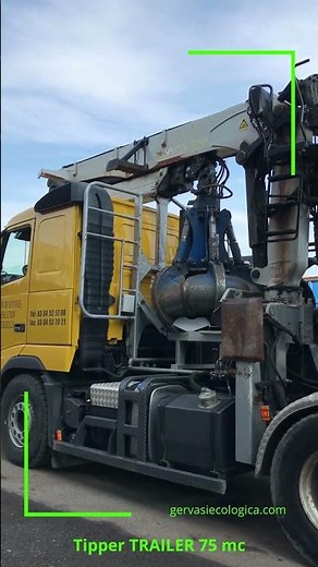 Amazing 💥 scrap trailer with crane | benne ferraille camion avec la grue - NEW REEL 👀