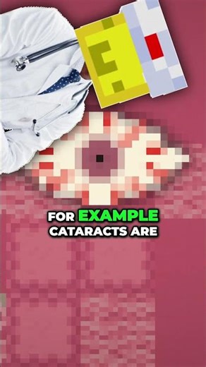 What do Blind People See #minecraft #minecraftshorts