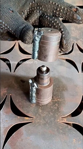 Gate Hinges installation || round ball bearing installation #gate #hinges #fabrication