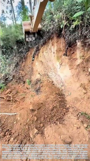 Cliffside Engineering: How Excavators Carve Roads Where Nature Resists