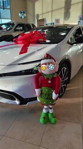 Tis the season over here at Bristol Toyota. Who else loves when the dealerships are decorated? ❤️ #holidays #christmas #dealershiplife #fyp #decorate