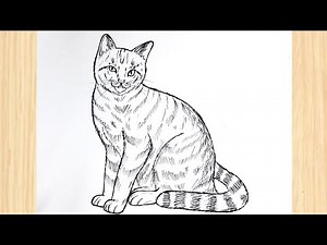 How to Draw a Cute Cat – Easy Step-by-Step Tutorial for Beginners