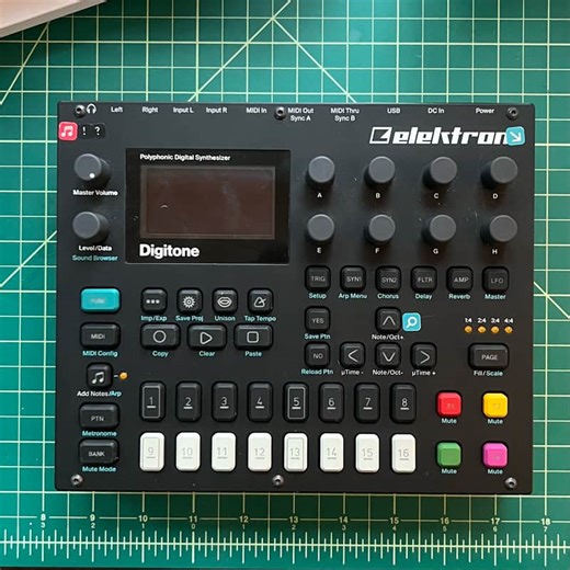 Elektron Digitone 8-Voice Digital Synthesizer 2017 - 2024 - Black | Reverb