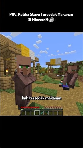 POV, Ketika Steve Tersedak Makanan Di Minecraft 🗿