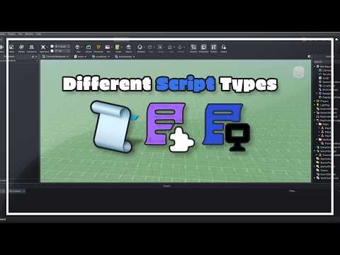 Roblox Scripting | Episode 9 | Script Types & How They Work