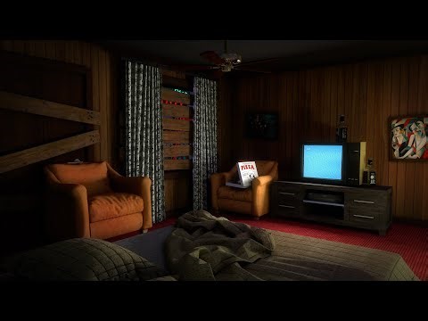 Zombie Apocalypse | Trapped in a Motel | Rain Ambience & Scary Sounds