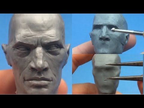 How To Sculpt A Face With Clay