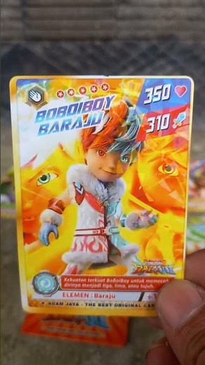 Boboiboy Baraju Cards