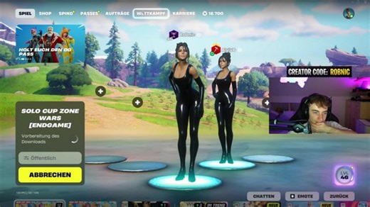 Warmup -> 19:00 COURAGE ICON CUP mit @alvivb | Creator Code: Robnic