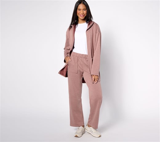 Berkshire Homewear Jersey Plush Straight Leg Pant - QVC.com