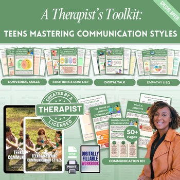 Communication Mega Bundle Workbook  | Teen Communication Styles