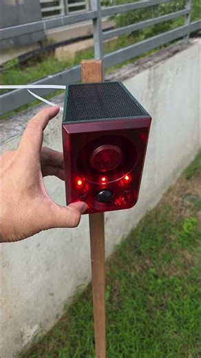 solar alarm good quality and kuat sound #solaralarm #sensoralarm #gardenalarm