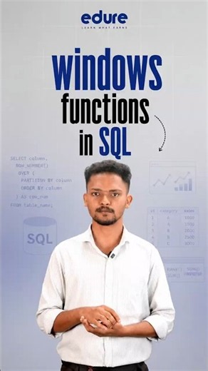 SQL Window Functions Explained in 60 Seconds | Learn SQL #Shorts