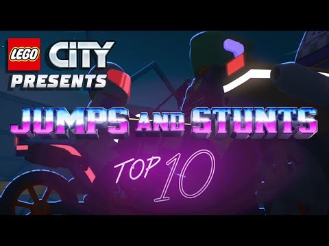 🏆 TOP 10 jumps and stunts in LEGO City! 🏍️