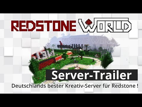 Deutscher Minecraft Kreativ-Server "RedstoneWorld" - Trailer 2019