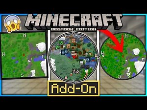 FINALLY 🤩 THE BEST MINIMAP ADDON/MOD for MINECRAFT/PE BEDROCK 1.21.100+ ⭐