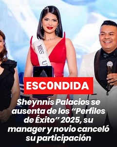 131K views · 475 reactions | La Miss Universo 2023, Sheynnis Palacios, no asistió a Perfiles de Éxito 2025, donde recibiría un reconocimiento en la categoría Salud Mental. #InformativosNicaragua #sheynnispalacios | Informativos Nicaragua | Facebook
